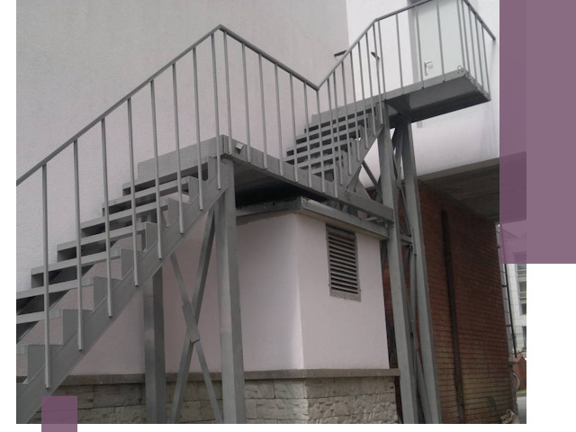 Монтаж пожарных лестниц под ключ в Губкине с гарантией качества