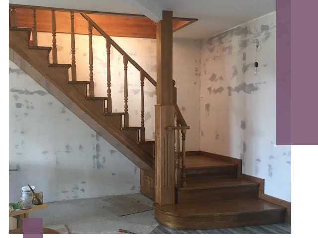 Ремонт деревянных лестниц в Губкине: быстро и качественно