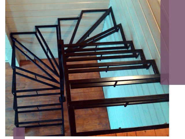 Изготовление металлических лестниц любой сложности в Губкине