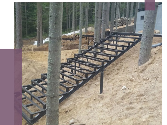 Монтаж металлических лестниц в Губкине от 13459 руб. 