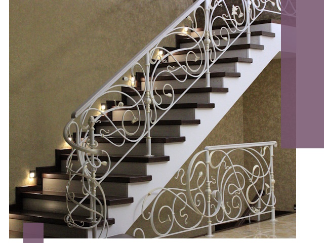 Кованые лестницы под ключ в Губкине — изготовление и монтаж