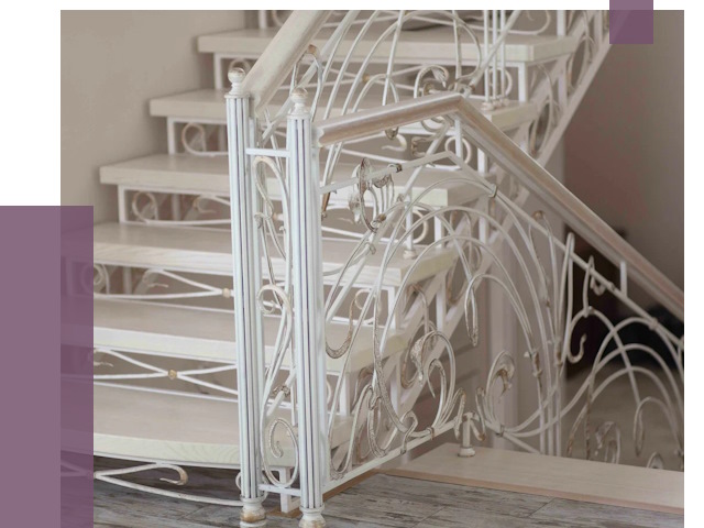 Изготовление кованых лестниц на заказ в Губкине от 86343 руб. | ПРОЛЁТ-Гбк