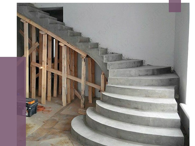 Изготовление бетонных лестниц под ключ в Губкине от 19808 руб. | ПРОЛЁТ-Гбк