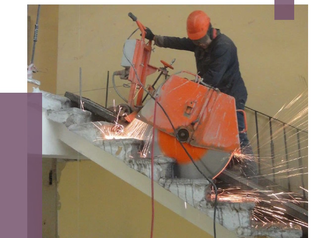 Демонтаж бетонных лестниц в Губкине от 4571 руб. за м2 | ПРОЛЁТ-Гбк