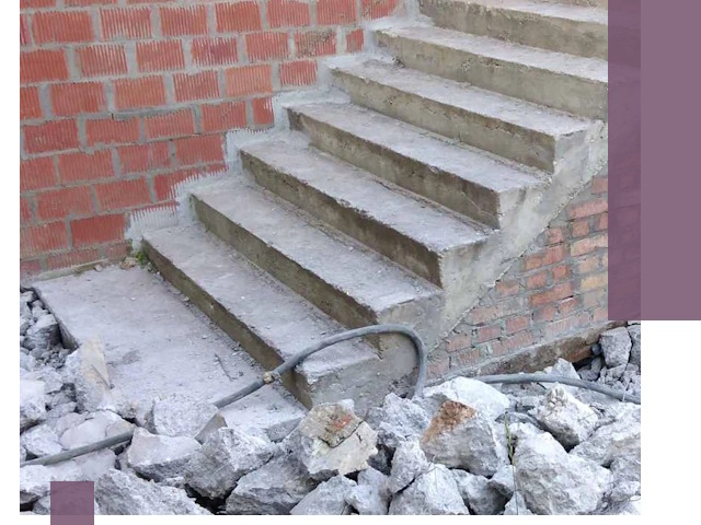 Демонтаж бетонных лестниц в Губкине: быстро и безопасно