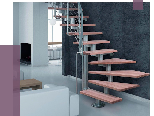 Модульные лестницы в Губкине от 16761 руб. — купить в ПРОЛЁТ-Гбк