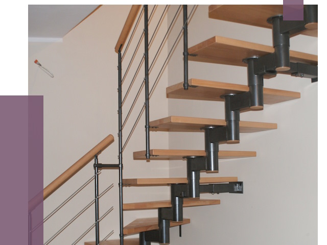 Изготовление модульных лестниц в Губкине от 11428 руб. 