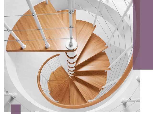 Изготовление винтовых лестниц под ключ в Губкине