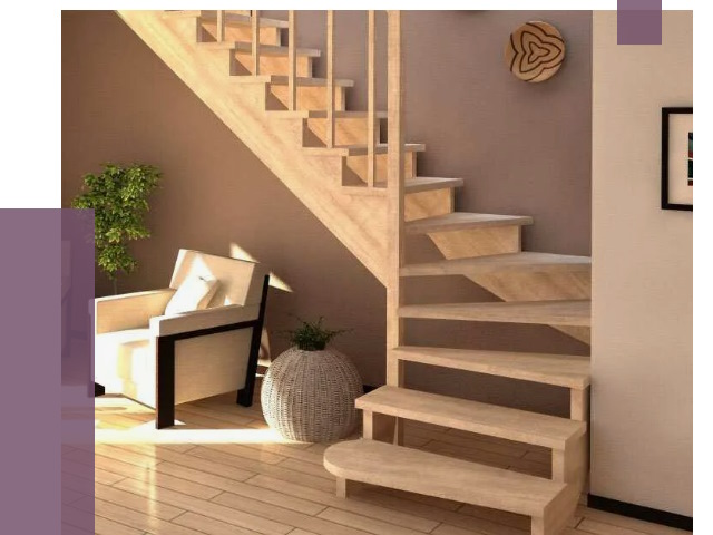 Изготовление Г-образных лестниц в Губкине от 18792 руб. 