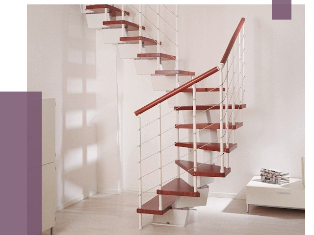 Изготовление лестниц на больцах в Губкине от 9650 руб. | ПРОЛЁТ-Гбк