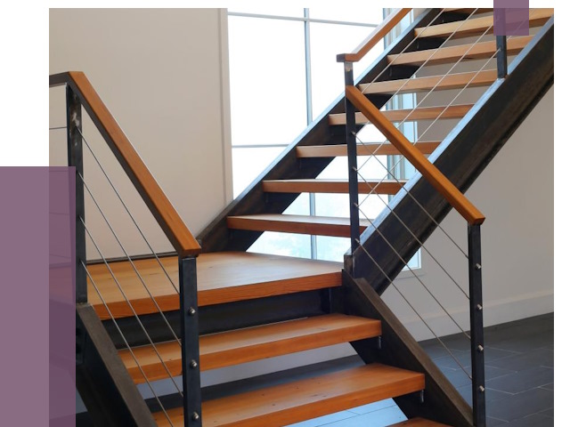 Изготовление лестниц на металлокаркасе в Губкине от 18792 руб. | ПРОЛЁТ-Гбк