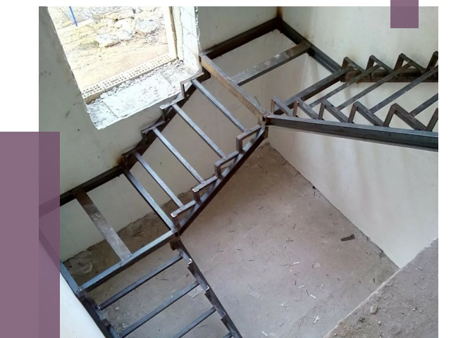 Монтаж лестниц на металлокаркасе в Губкине от 12698 руб. — ПРОЛЁТ-Гбк