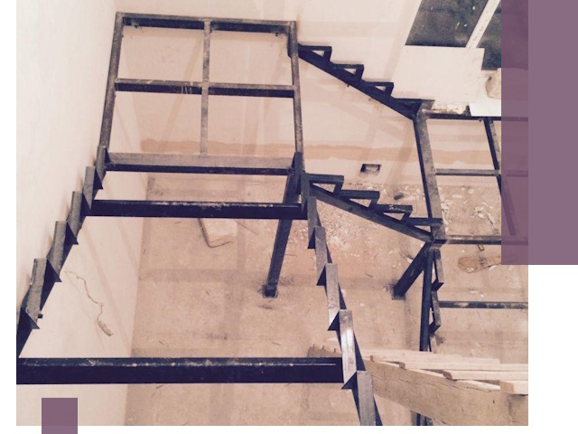 Монтаж лестниц на металлокаркасе в Губкине быстро и качественно