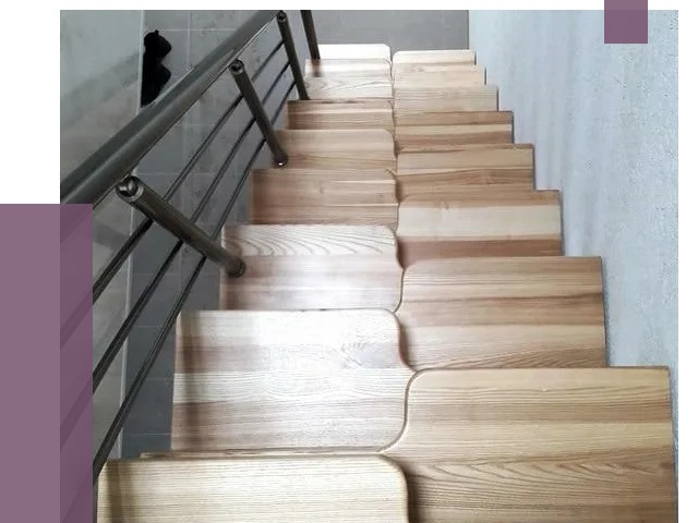 Лестницы гусиный шаг в Губкине от 12951 руб. под ключ | ПРОЛЁТ-Гбк