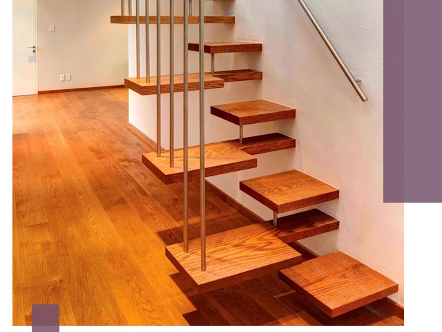 Лестницы «гусиный шаг» на заказ в Губкине для узких пространств