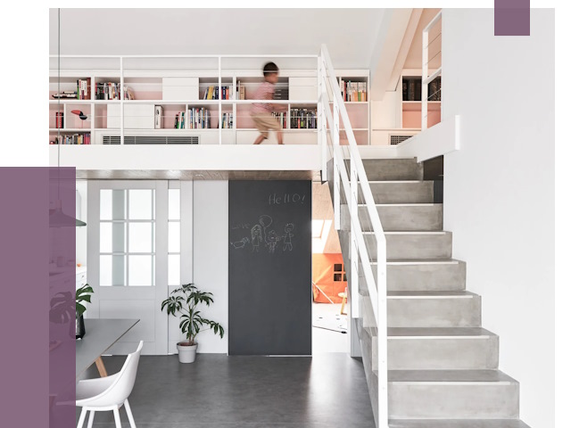 Лестницы для двухуровневой квартиры в Губкине от 175226 руб. | ПРОЛЁТ-Гбк