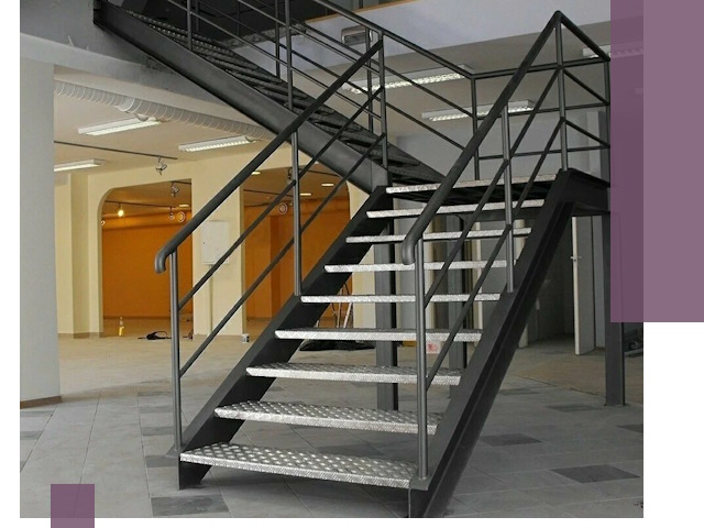 Лестницы для офиса в Губкине: изготовление, монтаж, демонтаж