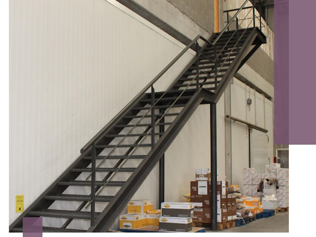 Лестницы для производства в Губкине — изготовление и монтаж