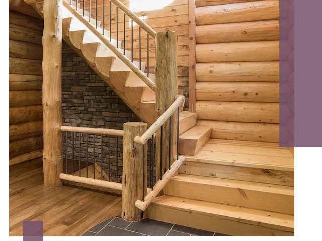 Лестницы в баню под заказ и профессиональный монтаж в Губкине