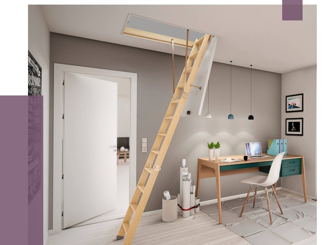 Чердачные лестницы в Губкине — от 14475 руб. | ПРОЛЁТ-Гбк