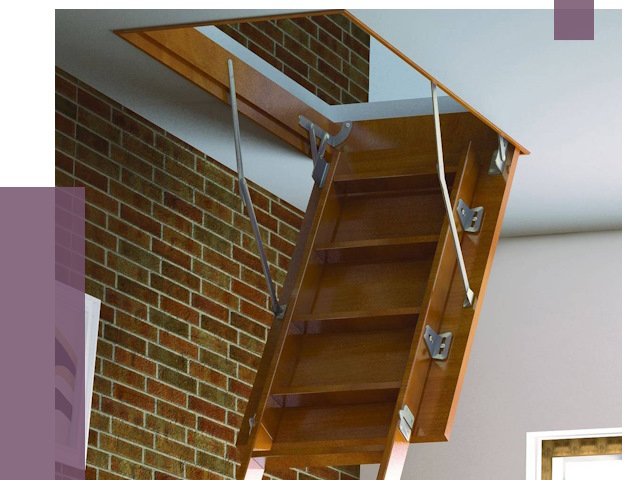 Установка чердачной лестницы в Губкине от 7771 руб. | ПРОЛЁТ-Гбк