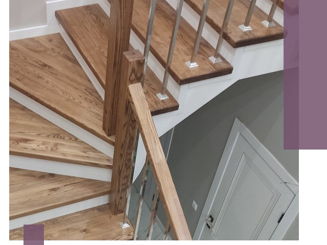 Обшивка металлических лестниц под ключ в Губкине