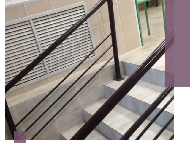 Изготовление перил из металла под ключ в Губкине