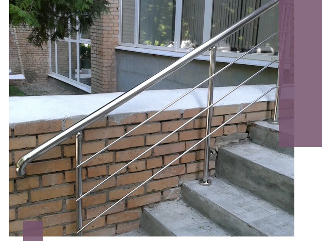 Перила из нержавеющей стали высокого качества в Губкине