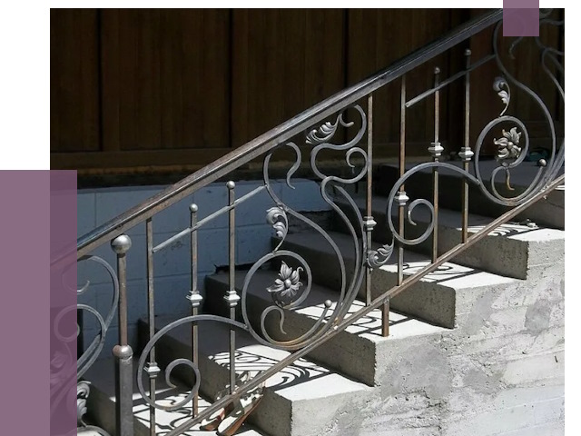 Кованые перила в Губкине от 8634 руб. под ключ — качество от ПРОЛЁТ-Гбк
