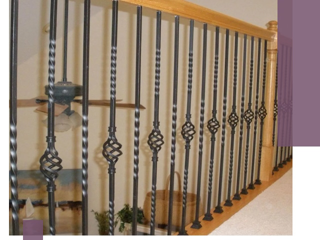 Изготовление и монтаж кованных перил в Губкине под ключ