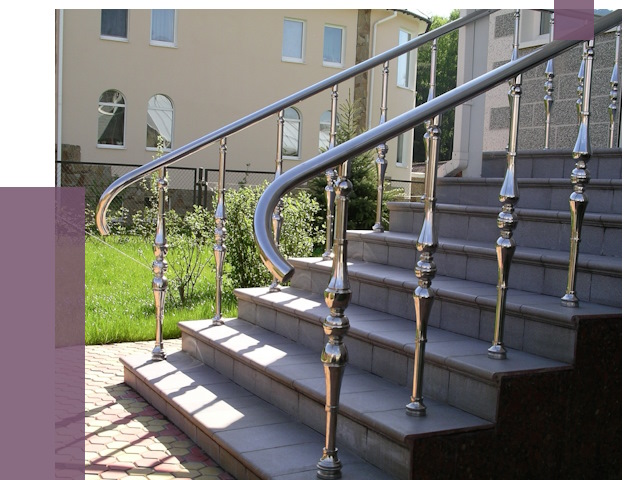 Перила для крыльца в Губкине от 10666 руб. — монтаж ПРОЛЁТ-Гбк