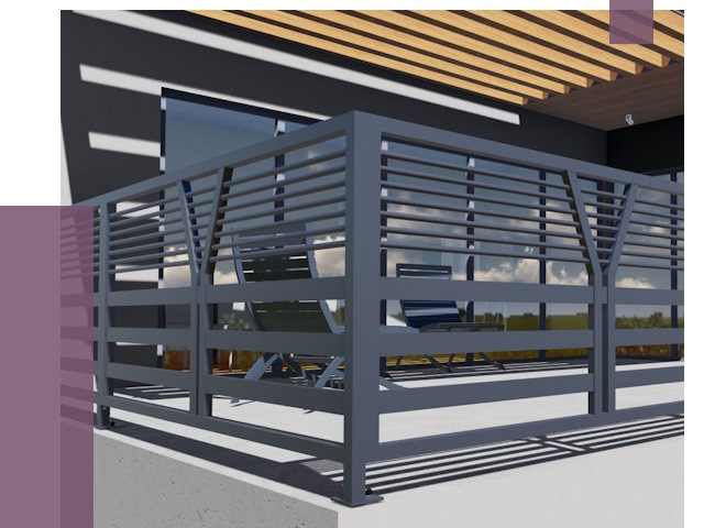 Изготовление балконных ограждений в Губкине от 10666 руб. | ПРОЛЁТ-Гбк