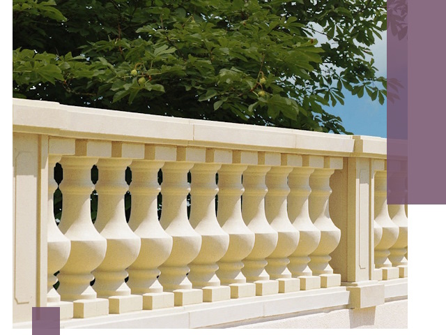 Установка балюстрады в Губкине: изготовление и монтаж под ключ