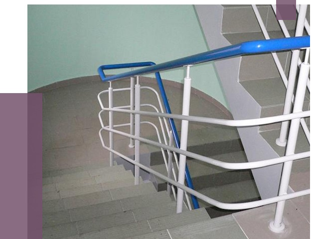 Перила в подъезде в Губкине — установка и замена от 7365 руб. | ПРОЛЁТ-Гбк