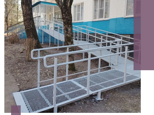 Пандусы под ключ в Губкине: изготовление, монтаж и демонтаж