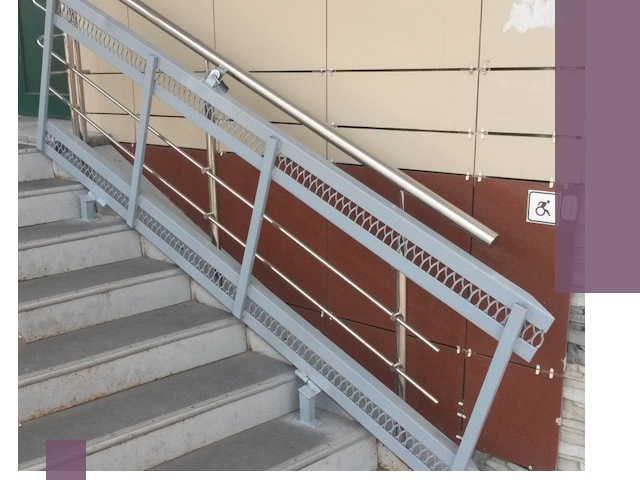 Изготовление откидных пандусов под ключ в Губкине