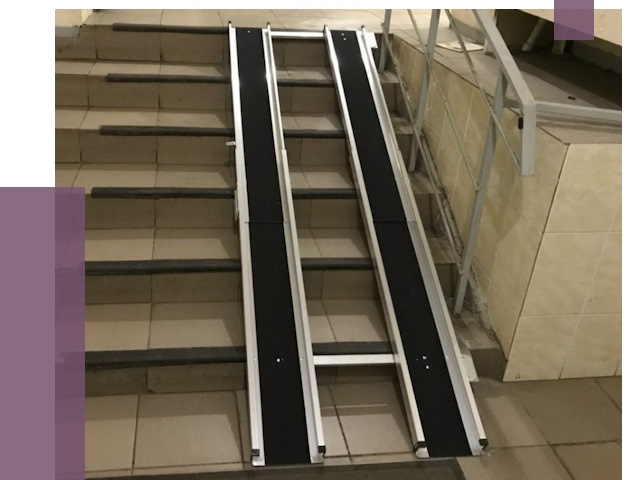 Установка пандуса в подъезд в Губкине от 7923 руб. под ключ | ПРОЛЁТ-Гбк