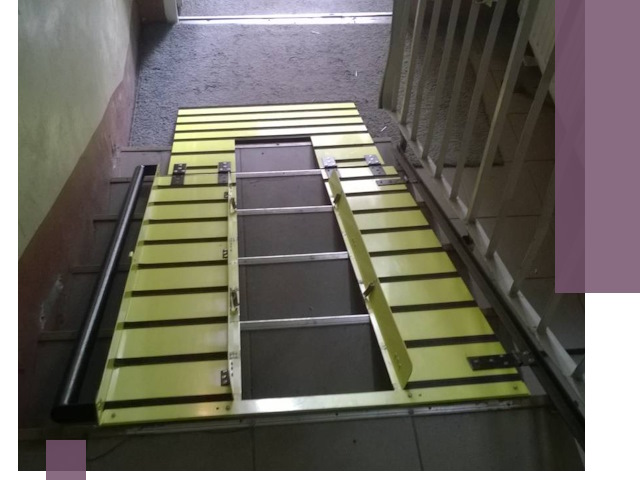 Профессиональный монтаж пандуса в подъезд в Губкине