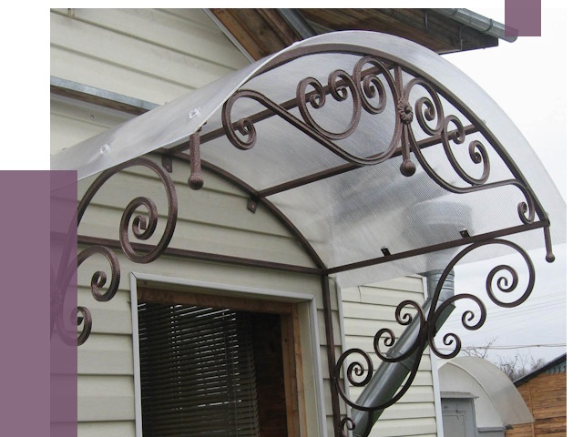 Изготовление козырьков в Губкине от 7314 руб. — заказать | ПРОЛЁТ-Гбк