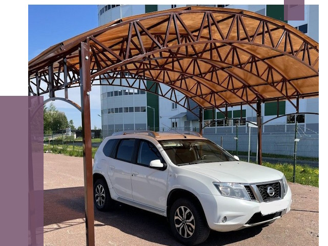 Недорогие навесы в Губкине от 42664 руб. | ПРОЛЁТ-Гбк