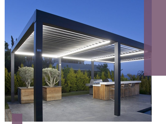 Навесы отдельно стоящие под ключ в Губкине из металла и поликарбоната