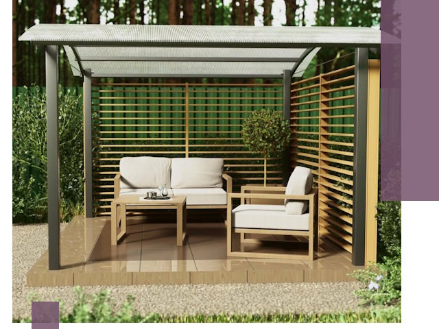 Навесы для дачи в Губкине: изготовление, монтаж и демонтаж