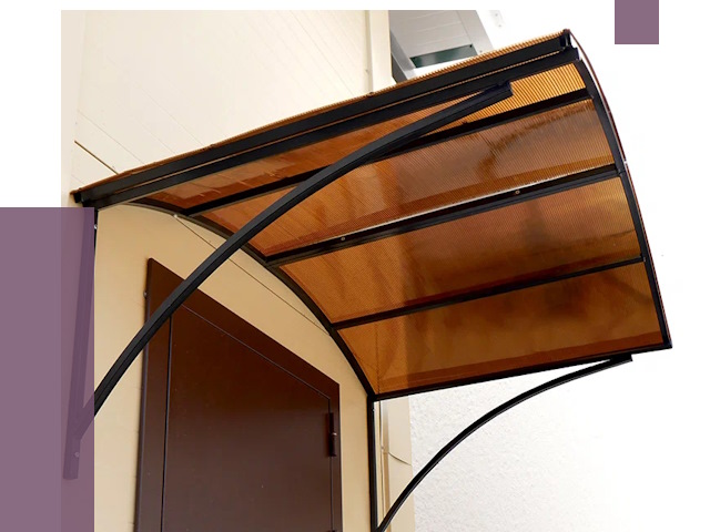 Недорогие козырьки в Губкине от 7537 руб.  | ПРОЛЁТ-Гбк