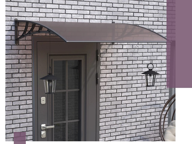 Недорогие козырьки и навесы под ключ в Губкине