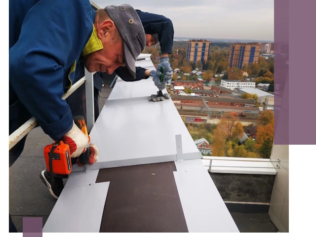 Монтаж парапетов в Губкине — установка прочных металлических ограждений