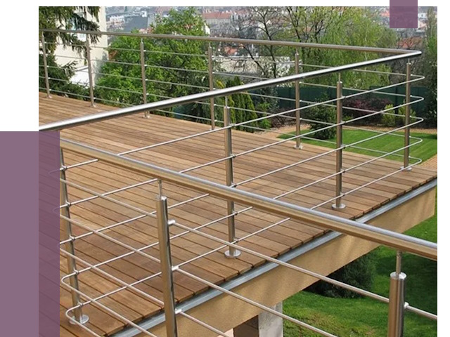 Алюминиевые парапеты в Губкине под ключ от 7720 руб. 