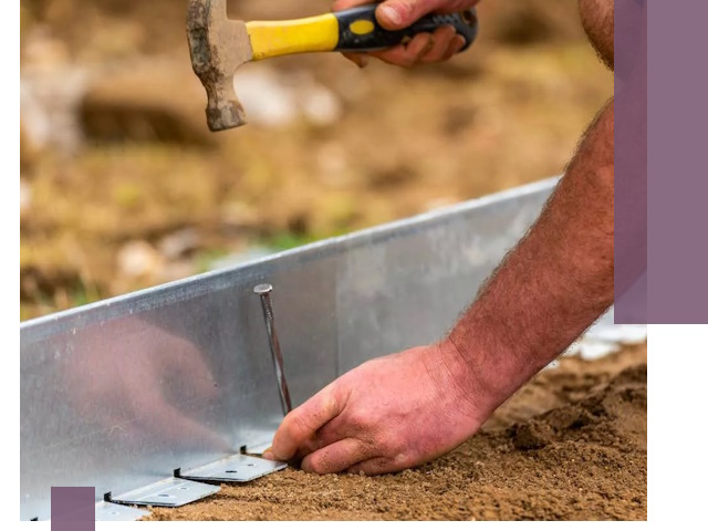 Монтаж металлических бордюров в Губкине быстро и качественно