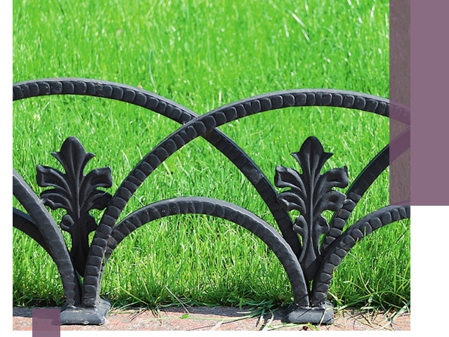 Декоративные металлические бордюры под ключ в Губкине