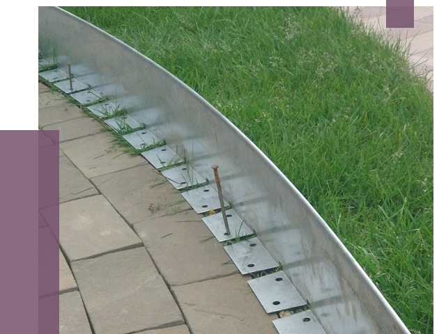 Металлические бордюры для тротуаров в Губкине от 8634 руб.