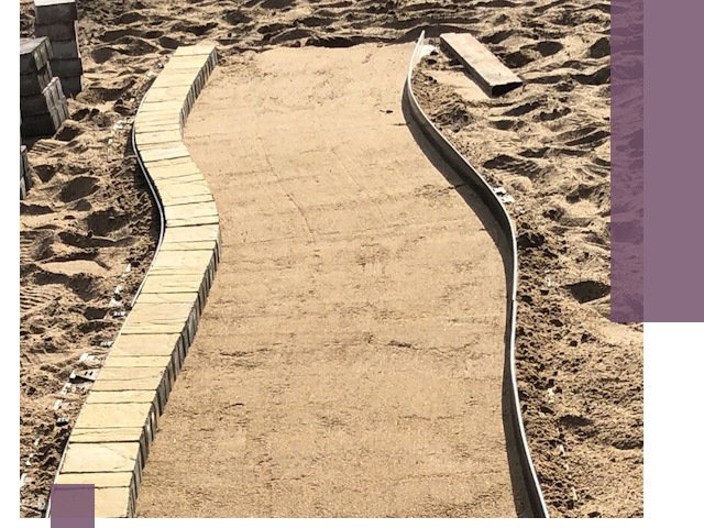 Металлические бордюры для тротуаров в Губкине — прочные и долговечные